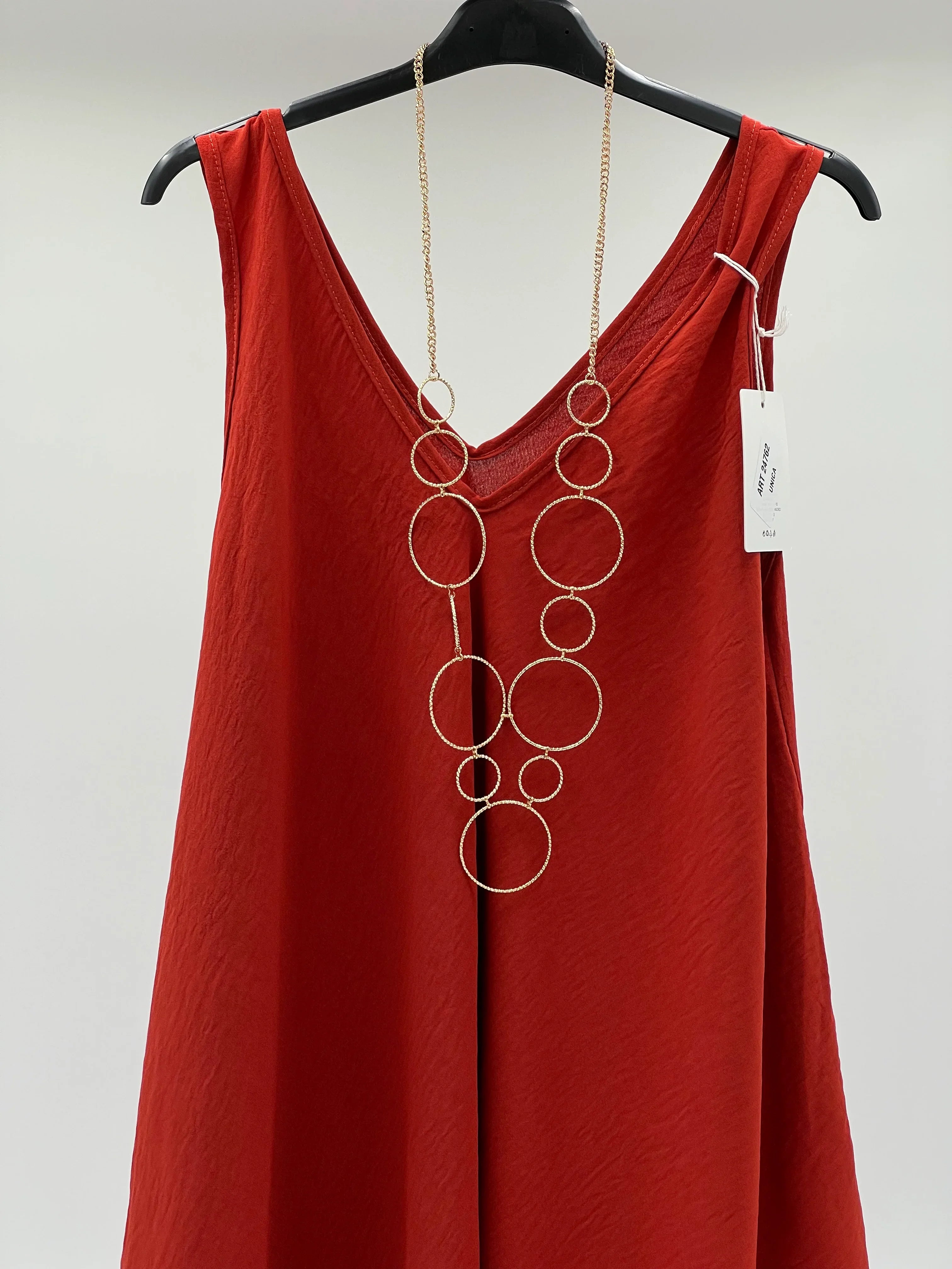 Blusa larga tirantes