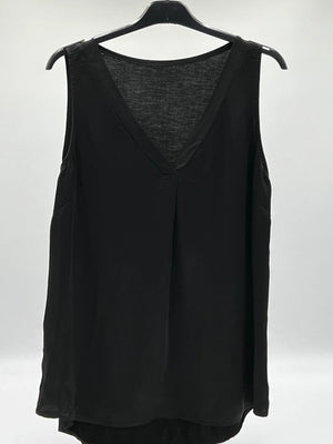 Blusa raso negra