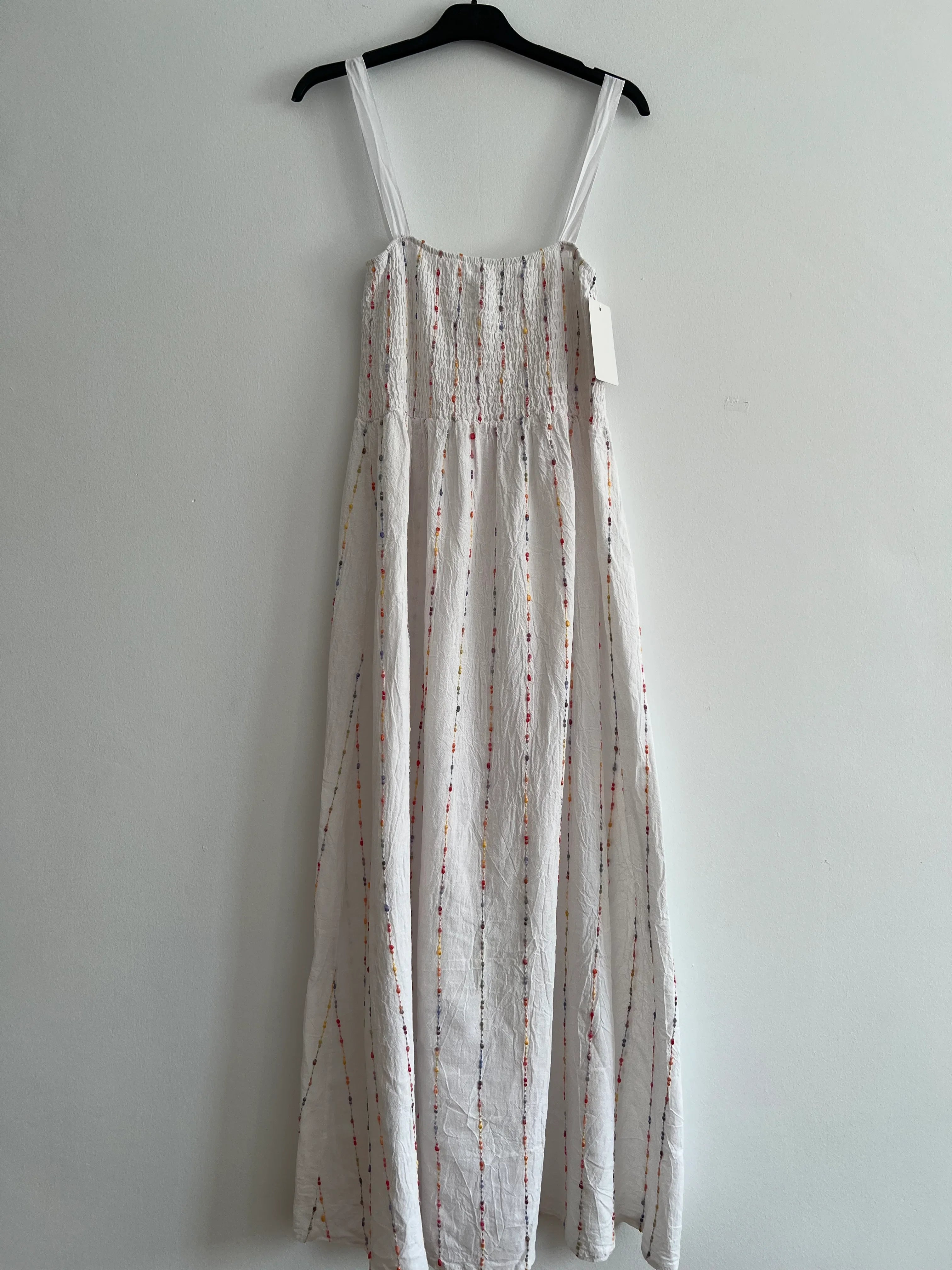 Vestido lino blanco