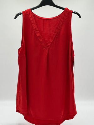 Blusa raso roja