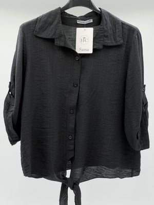 Camisa nudo negro