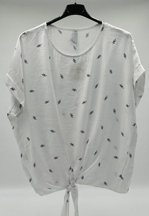 Camiseta estampado blanca