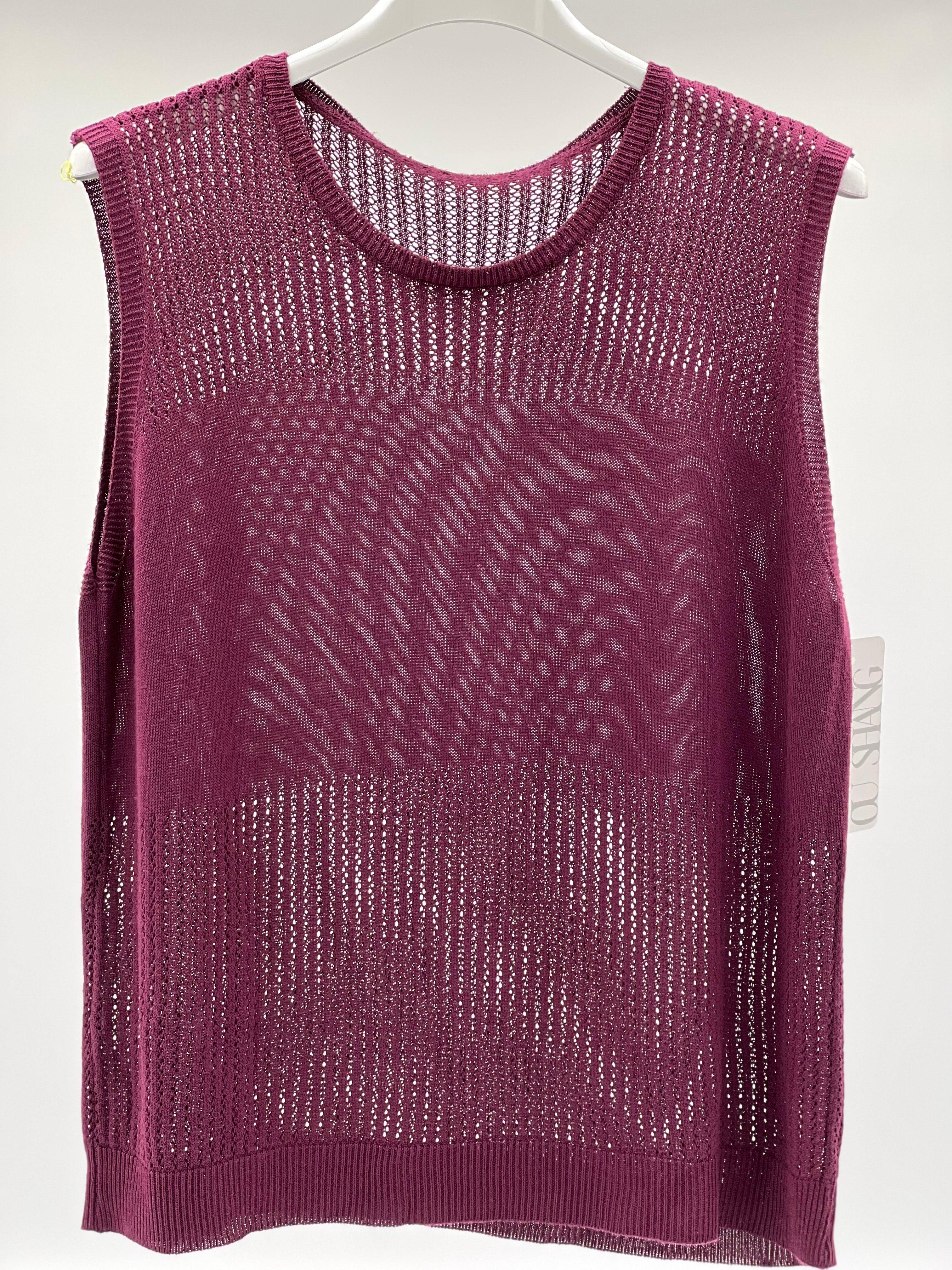 Jersey fino burdeo