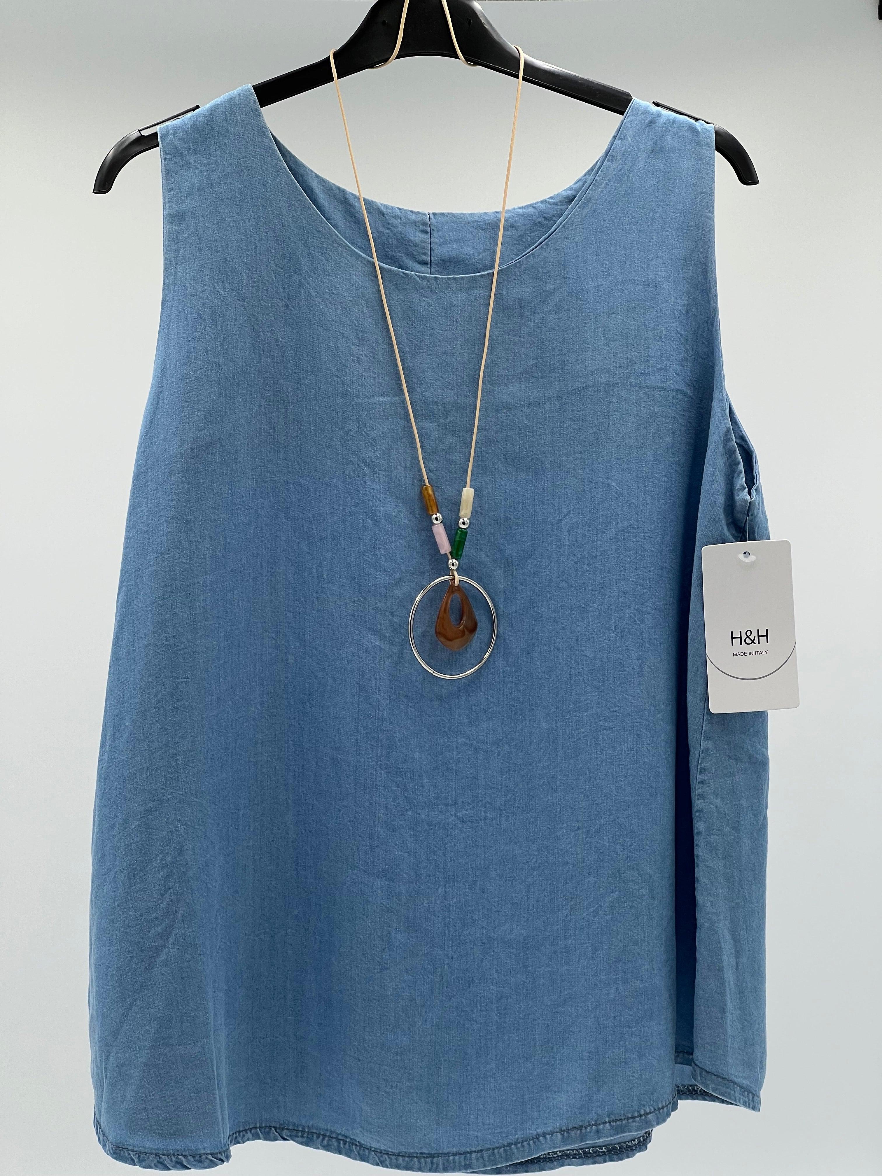Blusa vaquera clara