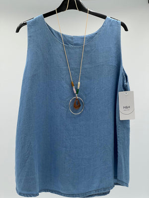 Blusa vaquera clara