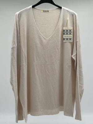 Jersey fino básico beige