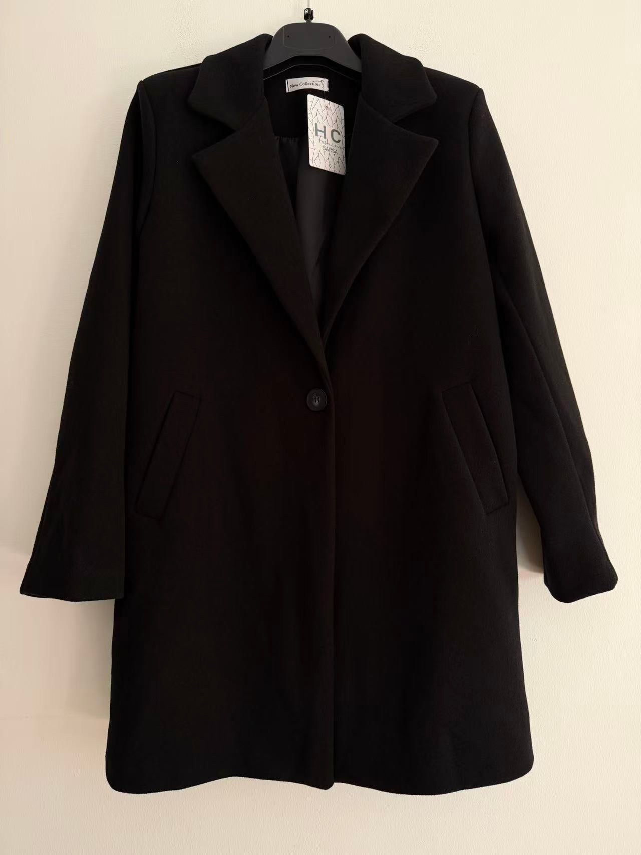 Abrigo midi boton bacto