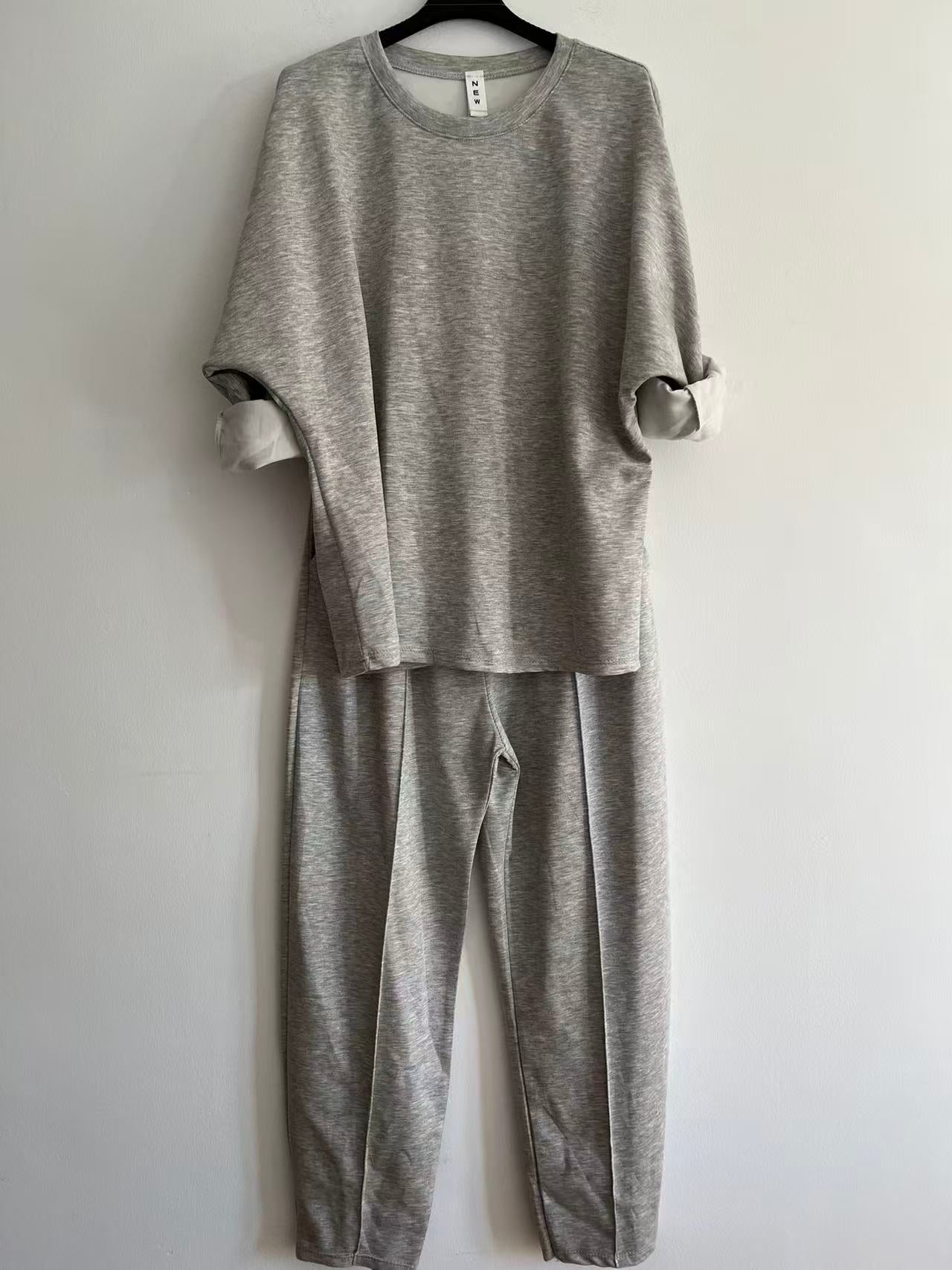 Conjunto chandal liso gris
