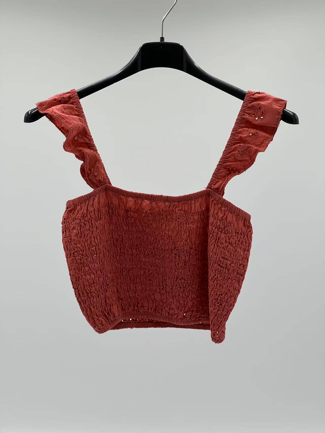 top corto coral